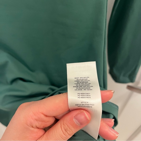 NWOT Babaton Aritzia Bodycon Dress, Green Dress, Size S - Picture 9 of 9